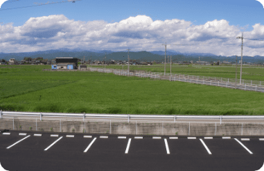 駐車場からの風景